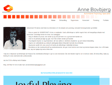 Tablet Screenshot of annebovbjerg.com